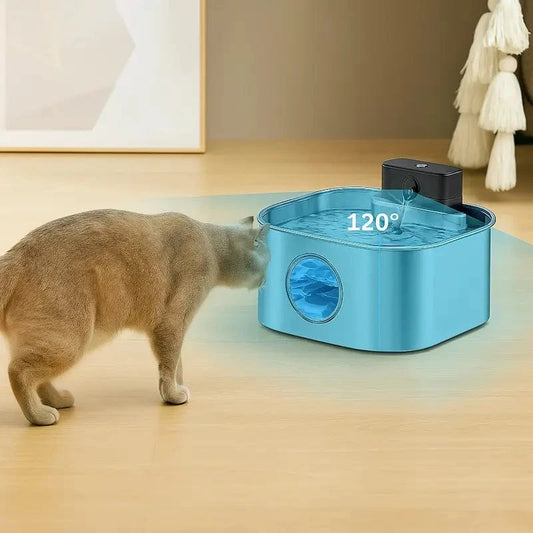 Fontaine à eau pour chat rechargeable
