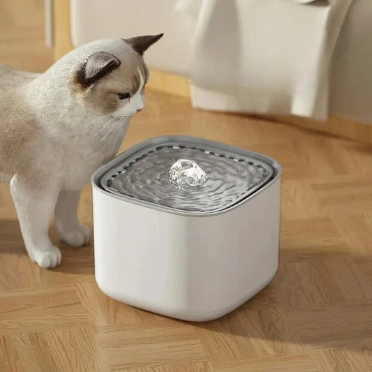 Fontaine à eau pour chat ultra-silencieuse