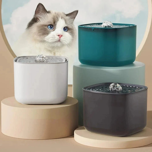 Fontaine à eau pour chat ultra-silencieuse